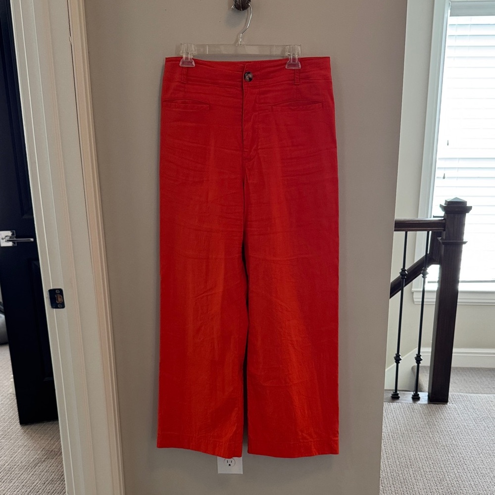 Maeve Women's Vibrant Orange Trousers